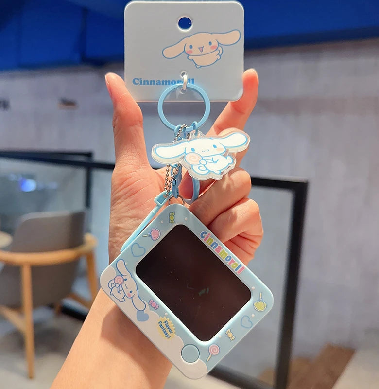 Genuine Sanrio Hello Kitty Kuromi Melody Pachacoo Cinnamoroll Hangyodon Gudetama Writ Boar Graffiti Toy Keychain Birthday Gift