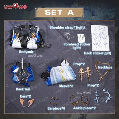 IN STOCK UWOWO Cartethyia Cosplay Game Wuthering Waves Cartethyia Cosplay Costume Cartethyia WuWa Cosplay Halloween Costume