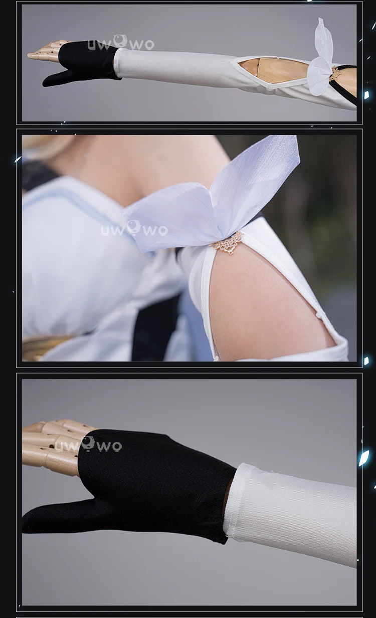 LAST BATCH UWOWO Traveler Lumine Cosplay Costume Game Genshin Impact Female Lumine Dress Full Set Oufits with Shinning Lights