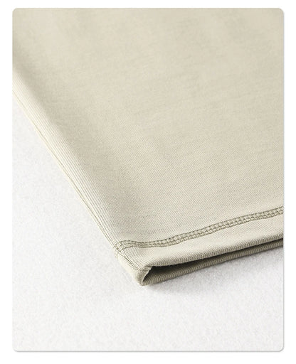 ZODF New 2025 Heavy Weight Summer Solid T Shirts For Men Unisex High Street Oversized 385gsm Cotton T-Shirt Streetwears HY0497