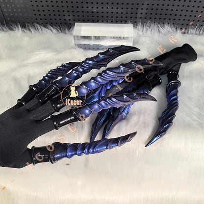 Anime Movies Nezha 2 Ao Run Cosplay Weapons Nail Props Rift Claw Tearing Space Prop Nezha Mo Tong Nao Hai Halloween Party Gifts
