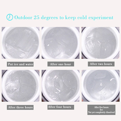 Bolany 600ml Mountain Cycling Water Bottle PP5 Double-Layer Insulated Leak-Proof Outdoor Sports Cup