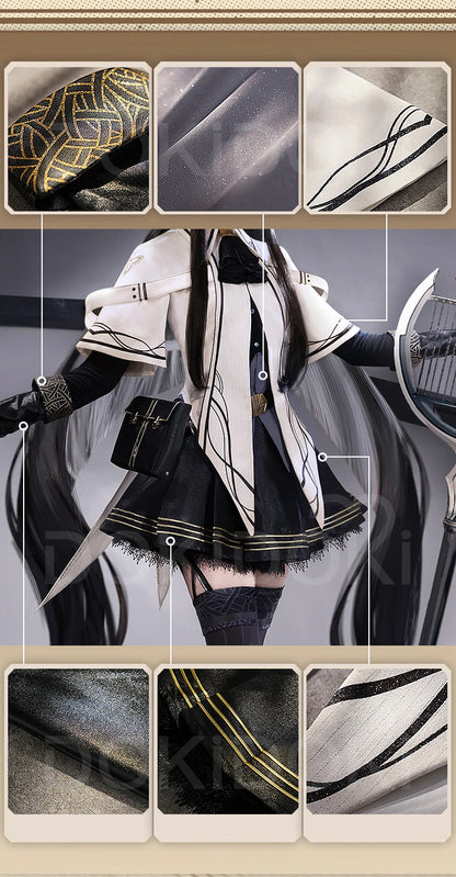 IN STOCK Arturia Virtuosa Cosplay Costume Game Arknights Cosplay DokiDoki-SR Virtuosa Cosplay Arturia Giallo Women Costume