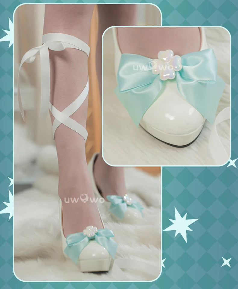 LAST BATCH UWOWO Mikku Cosplay Costume Rakutenn Collabb Happy 16th Anniversary Birthday Cosplay Women Costume Dress Outfits