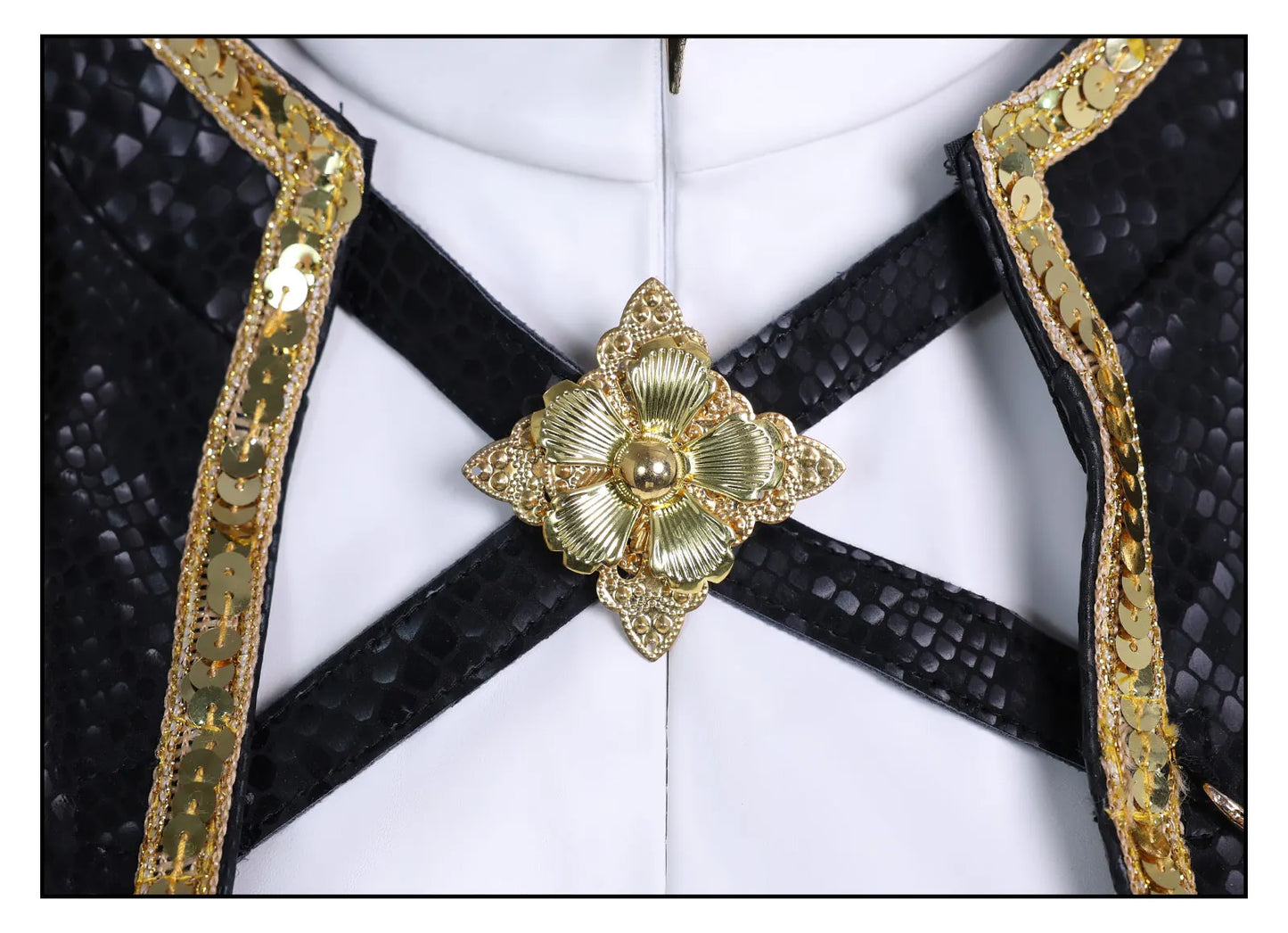 KPop Demon Hunters Rumi Cosplay Costume Black Gold Stage Costume Uniform Huntrix Golden Outfit Halloween Party for Women Girls