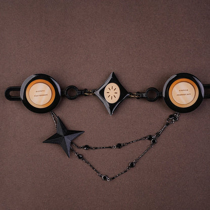 Wuthering Waves Augusta Cosplay Costume Wig Dress Uniform Headwear Earrings Christmas Halloween Party for Women Girls Role Play