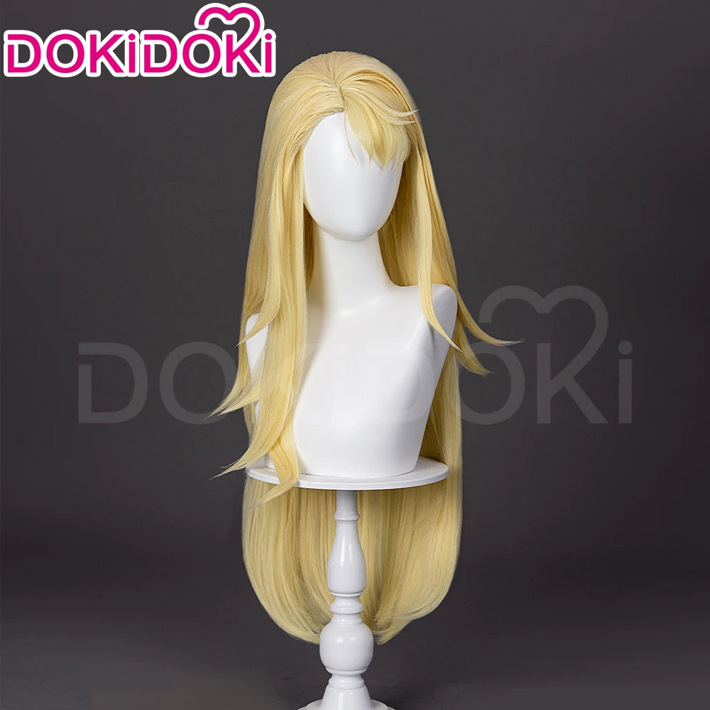 IN STOCK Marcille Donato Wig Anime Delicious in Dungeon Cosplay Wig DokiDoki Women Yellow Long Hair Heat Resistant Free Wig Cap