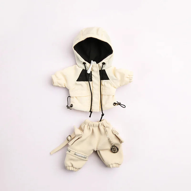 OB11 1/12 Doll Outdoor Jacket and Pants Suit Casual Outfit Accessories for DIY Dolls - 2 / ob11