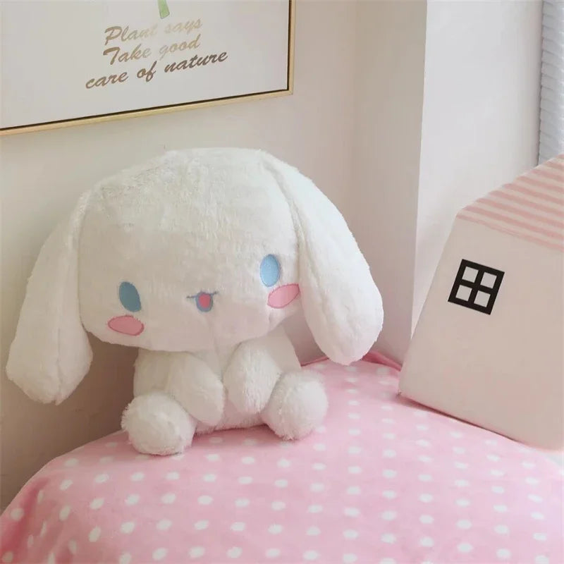 Lovely Cinnamoroll Plush Toy Cartoon Stuffed Anime White Dog Plushies Cuddly Doll Throw Pillow Birthday Gifts Girl