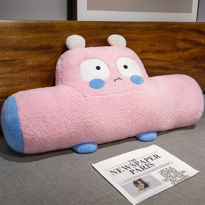 New Cute Car Cushion Office Seat Lumbar Support Creative Sofa Pillow Multifunctional Foot Cushion Nap Pillow