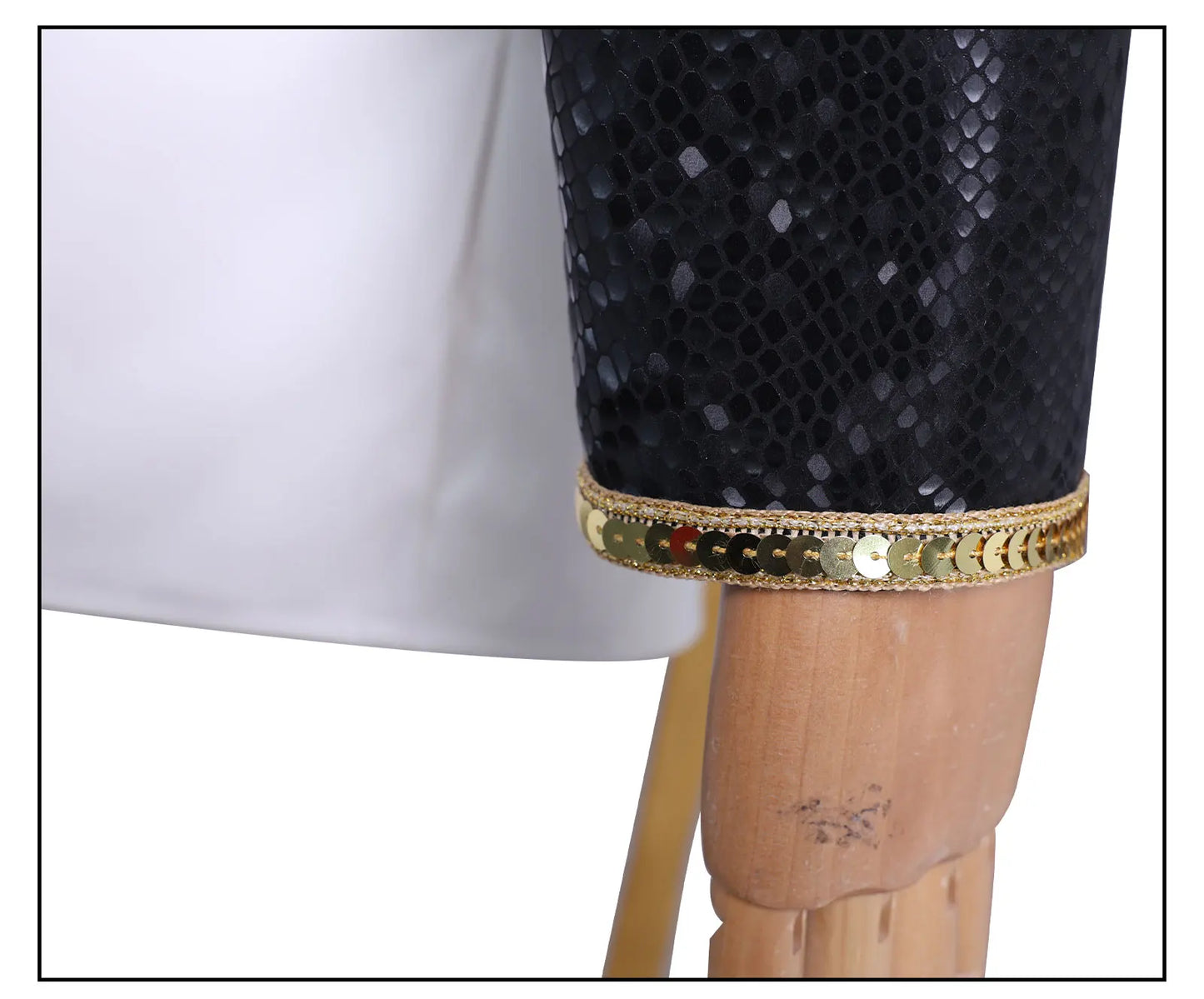 KPop Demon Hunters Mira Cosplay Costume Black Gold Skirt Huntrix Golden Uniform Headwear Halloween Party for Women Girls Props