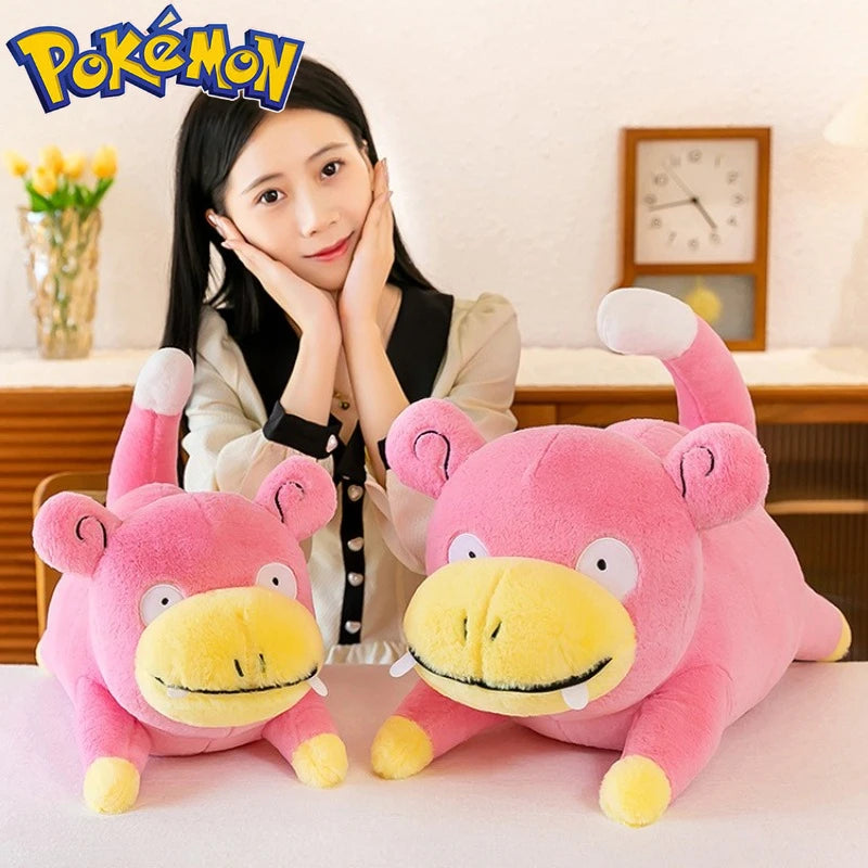 45/60/80CM Big Size Pokemon Slowpoke Plushies Cartoon Anime Plush Soft Doll Pillow Kawaii Stuffed Plushie Give Gift To Children