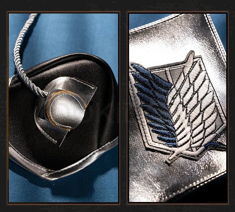 IN STOCK Levii Mikasaa Erenn Cosplay Costume Anime【S-2XL】DokiDoki-R Women Men Leather Battle Uniform Plus size