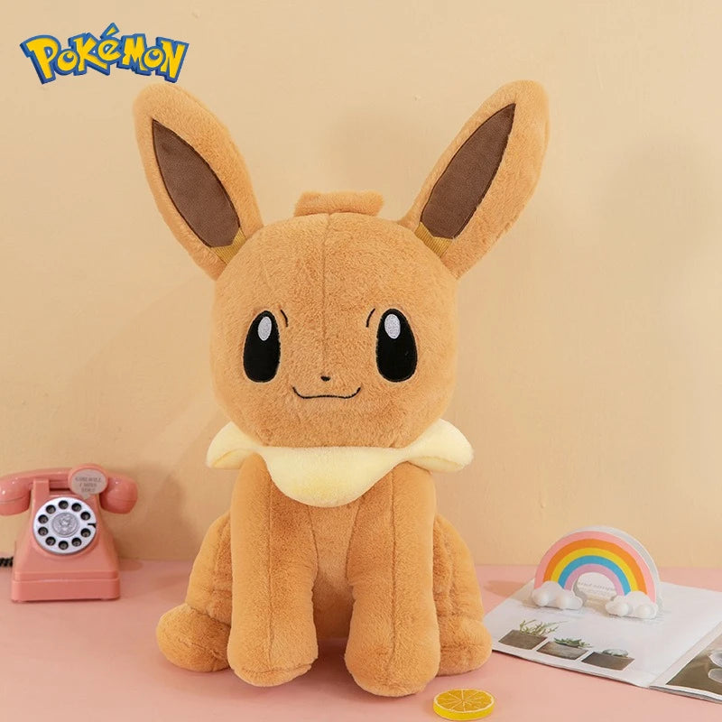 100CM Big Size Pokémon Eevee Plushies Cartoon Anime Peluche Kawaii Comfortable Soft Doll Pillow Cushion Children's Toys Gift