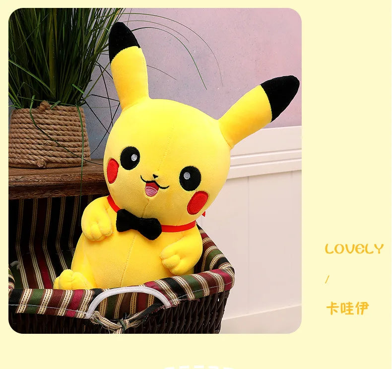 40/50/60/80/100CM Big Size Pokemon Pikachu  Plush Toy Kawaii Stuffed Cartoon Anime Comfortable Soft Doll Christmas Plushies Gift