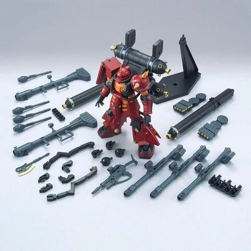 HGUC MS-06R 1/144 Scale Mecha Warrior Action Figure Model Toy with Detachable Parts High Detail Assembly Collectible