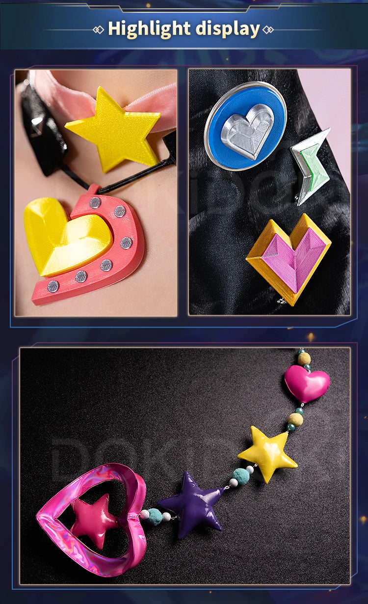 IN STOCK Jinxx Cosplay Costume Game DokiDoki-R Women Cute Pink Dress Valentine Costume Jinxx Cosplay