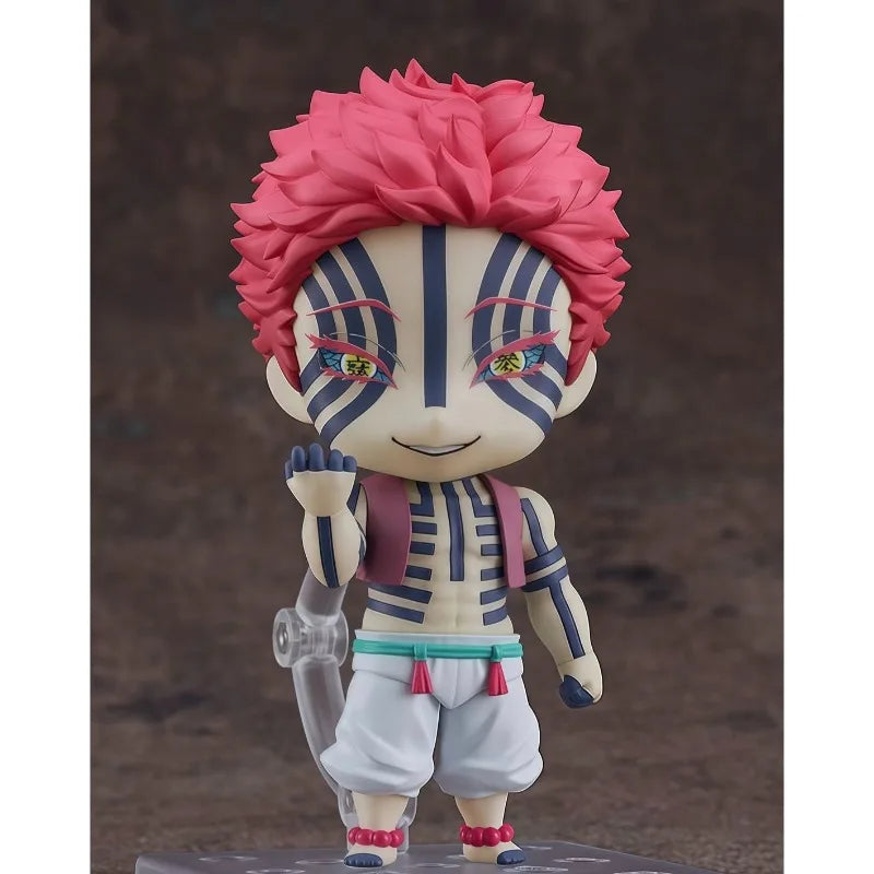 Cute Anime Demon Slayer Kimetsu No Yaiba Figurine Hashibira Inosuke Action Figures Clay Man PVC Model Statue Collection Toy Gift