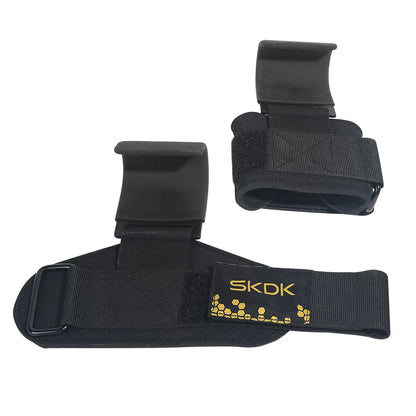 The Codex Weight Lifting Hook Grips with Hand-Bar Wrist Straps Heavy Duty Gym Workout Powerlifting Pull-Up Fitness