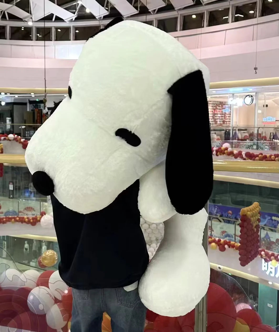 Big Size Snoopy Plush Toy Kawaii White Dog Toy Snoopy Pillow Lovely Snoopy Stuffed Doll Animal Xmas Girlfriends Gifts