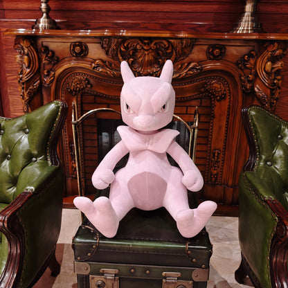 45CM Pokemon Mewtwo Cartoon Anime Peluche Kawaii Stuffed Animal Ornament Comfortable Soft Doll Children Cushion Plush Toy Gift