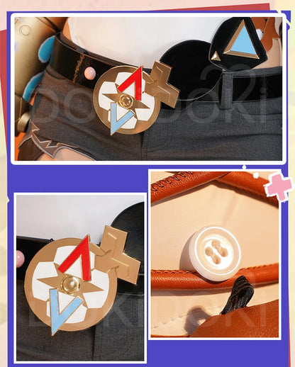 Jahoda Cosplay Costume Genshin Impact Song of the Welkin Moon DokiDoki-R Nod-Krai Jahoda Women Cute Costume Halloween