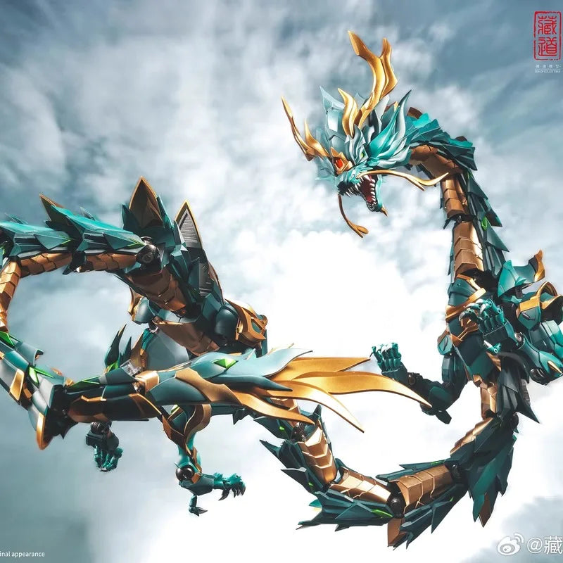 Limited Edition Zangdao Models Azure Dragon & Green Combat Version Articulated Four Symbols Mecha Collectible Toy Gift