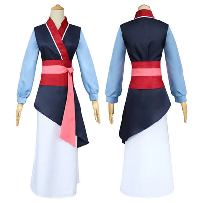 HOMCHEE TRENDS Mulan Costume Adult Cotton Polyester Set