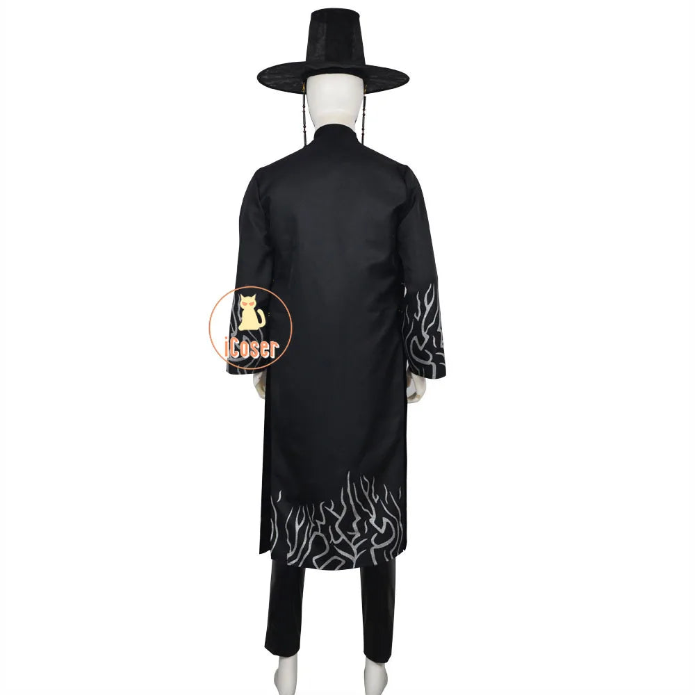 Anime KPop Demon Hunters Jinu Saja Cosplay Costume Saja Boys Black Stage Performance Outfit Baby Saja Halloween Party Women Men
