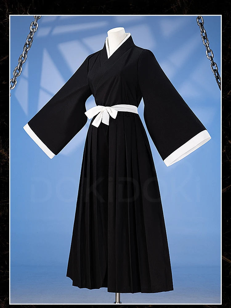 IN STOCK Kuchikii Rukiaa Cosplay Costume Anime【XS-3XL】DokiDoki-R Men Uniform Kuchikii Rukiaa Costume Plus Size