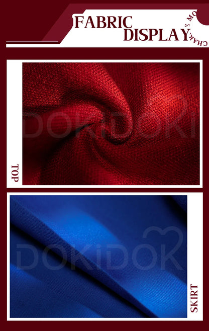 IN STOCK Mita Cosplay Costume Game MiSide【S-3XL】DokiDoki-R Women Cute Dress Uniform Mita Cosplay Halloween Plus Size