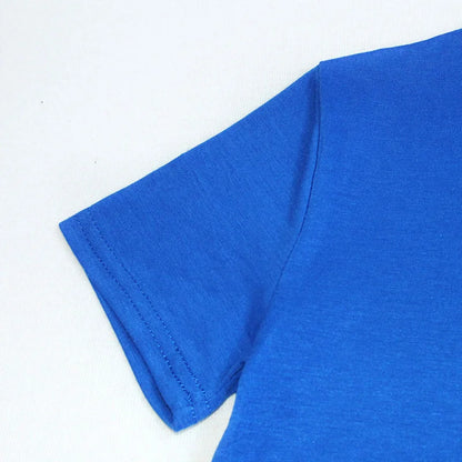 Boys Clothes Cotton Kids Toddlers 2 to 3 4 5 6 7 8 9 10 11 12 Years Dark Blue Shirt Short Shark Tops Designer Children Clothing