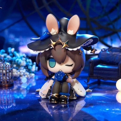 Arknights  Amiya Cute Q Version Doll Beautiful Girl Model Figurine Creative Statue  Holiday Gifts Desktop Ornament 12cm Toy