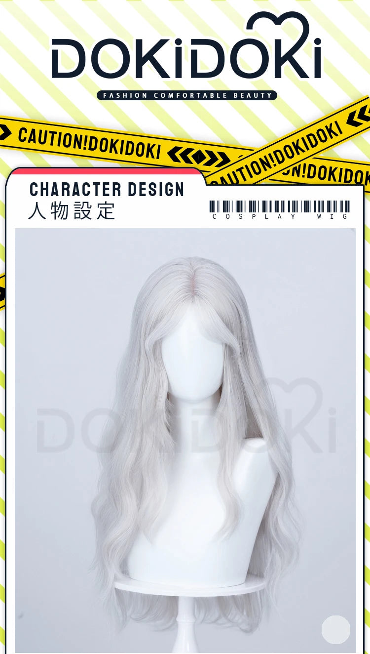 IN STOCK Reclusee Duchesss Revenantt Wig Game Cosplay Wig DokiDoki Women 60cm Long Curly Hair Reclusee Cosplay Free Wig Cap