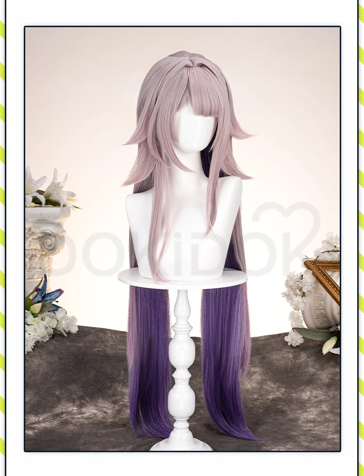 IN STOCK The Herta Cosplay Costume Game Honkai: Star Rail DokiDoki-SR HSR Women Cosplay The Herta Halloween Costume Wig