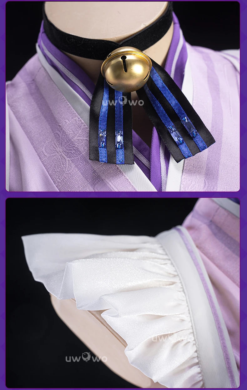 UWOWO Yumemizuki Mizuki Cosplay Game Genshin Impact Yumemizuki Mizuki Cosplay Costume Plus Size 3XL Halloween Costume