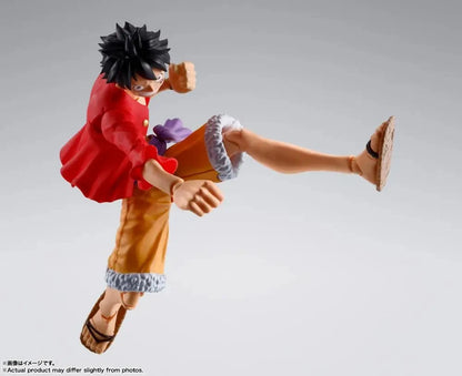 Bandai In Stock Original Shfiguarts Anime One Piece The Raid On Onigashima Monkey D Luffy Figure Model Boxed Toys Gift Genuine