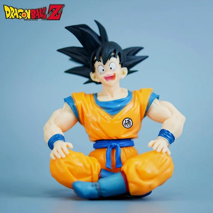 11cm Anime Dragon Ball Goku PVC Action Figure Statue Desktop Ornament Model Toy Gift