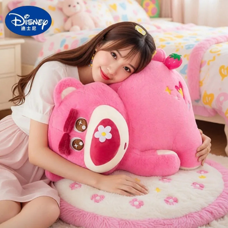 30/40/50cm Big Size Disney Lotso Kawaii Anime Plush Stuffed Doll Room Decor Cartoon Plushies Children's Pillow Holiday Gifts