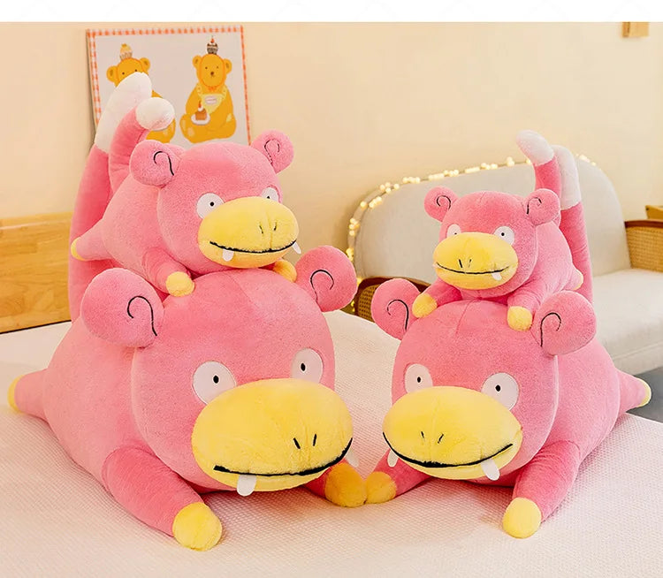 45/60/80CM Big Size Pokemon Slowpoke Plushies Cartoon Anime Plush Soft Doll Pillow Kawaii Stuffed Plushie Give Gift To Children