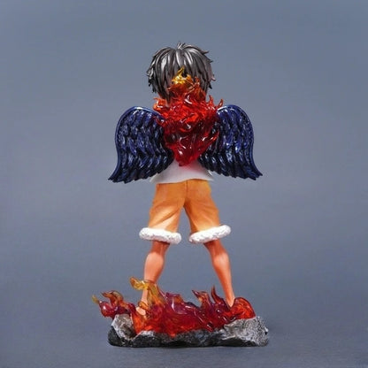 17cm Anime ONE PIECE Seraphim Luffy PVC Action Figure Desktop Ornament Model Toy Gift