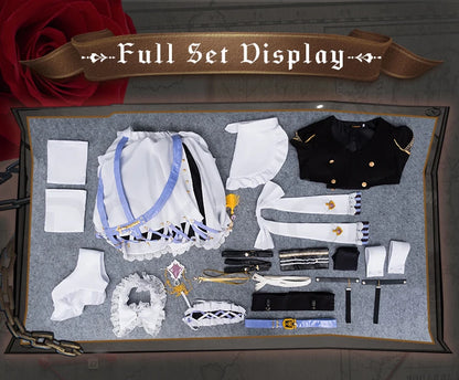 Blade Cosplay Costume Game Nu: Carnival Cosplay【S-2XL】DokiDoki-R Men Sexy Maid Costume Dress Blade Halloween Cosplay Plus Size