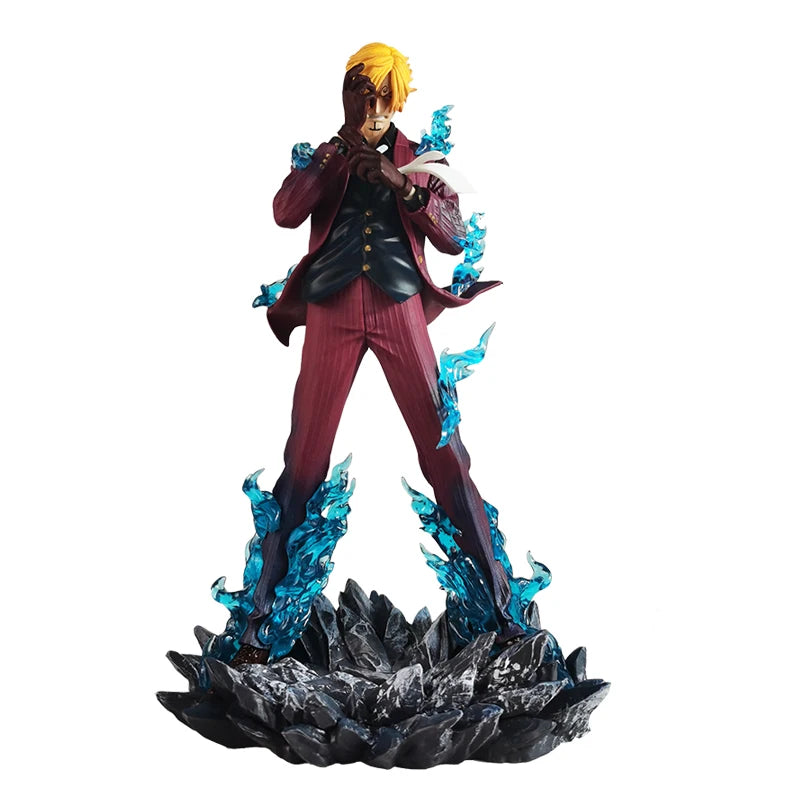 One Piece Tengai Sanji Cartoon Character Statue Handmade Anime Model Collectible Toy - 25cm