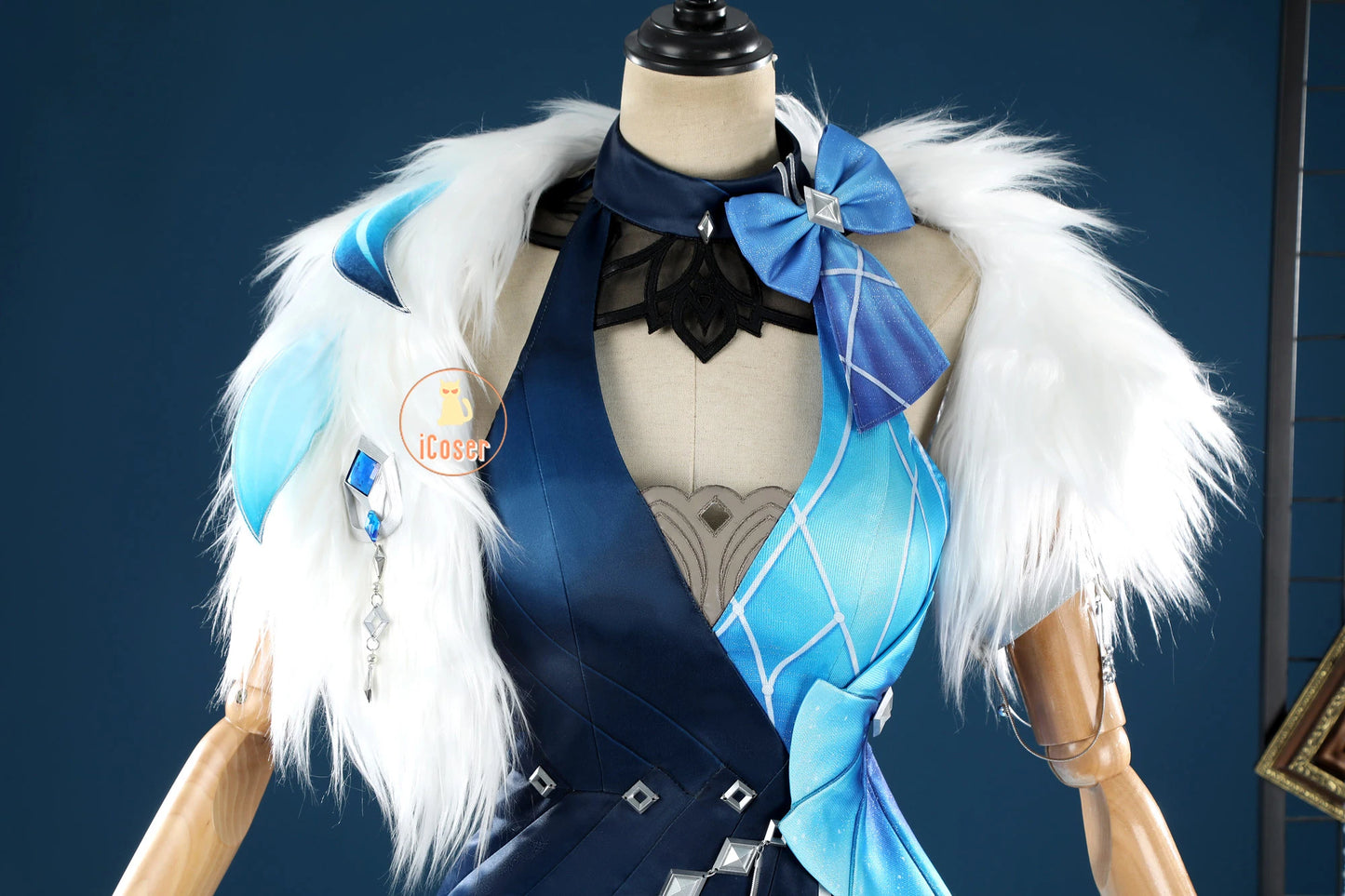 Genshin Impact Yelan Tranquil Banquet Cosplay Costume Wig Dress New Skin Uniform Outfit Halloween Party for Women Girls Props