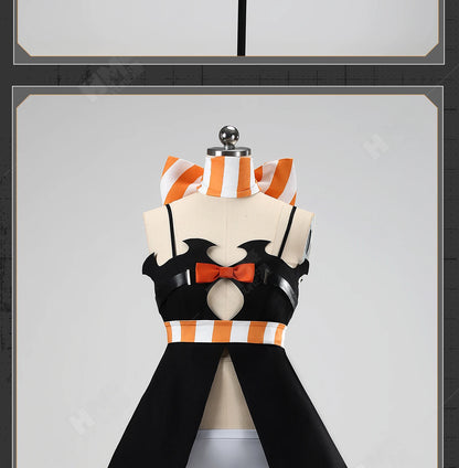 Anime Gachiakuta Amo Empool Cosplay Costume Wig Dress Uniform Tattoo Stickers Cleaners Halloween Party for Women Girls Role Play