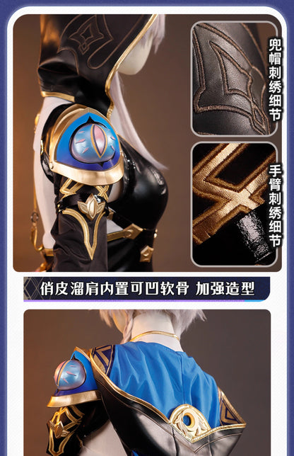 Honkai Star Rail Cipher Cosplay Costume Wig Dress Cifera Tail Amphoreus Luminous Props Halloween Party Women Girls Metal Props