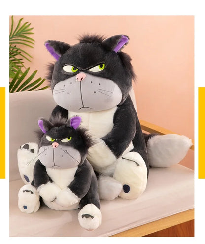 Disney Lucifer Plush Cartoon Cute Ugly Cat Doll Sitting In Tokyo Disney Plush Doll Cinderella Colleagues Spoof Doll Kids Gifts