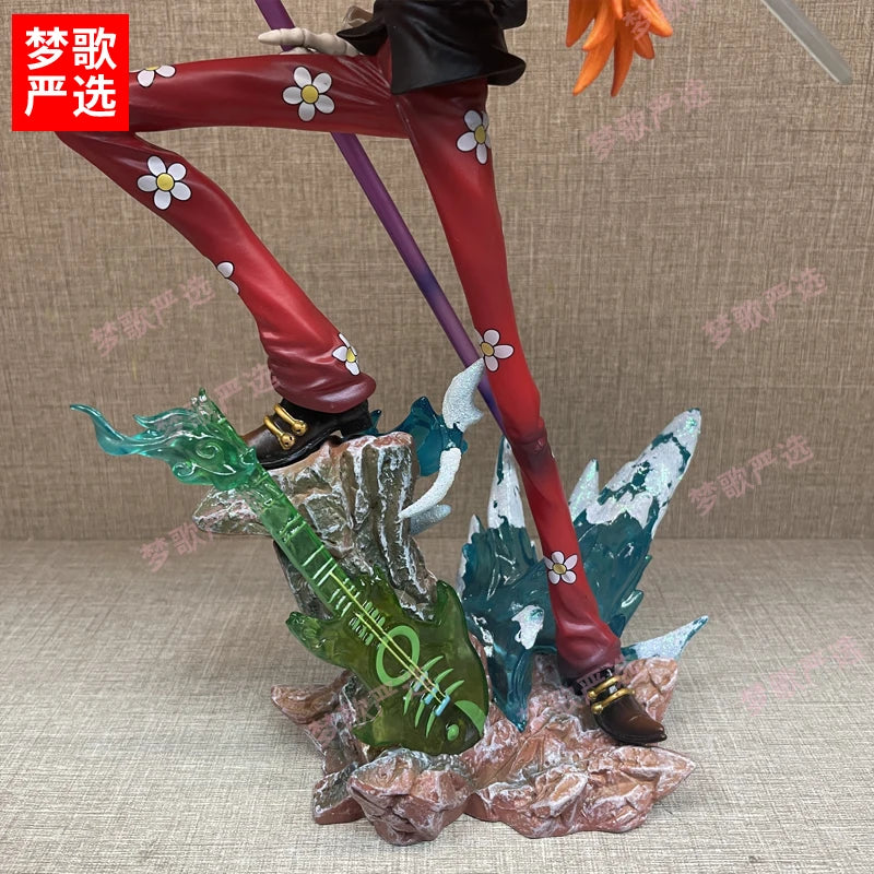 33cm One Piece Anime Figure Lx Burukku Two Years Later Figurines Trendy Table Decorations  Set Up Christmas Collection Toys Gift