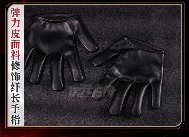 iCoser Wuthering Waves Zani Cosplay Costume Wig Uniform Headwear Tail Earrings Rinascita Halloween Party for Women Carnival Prop