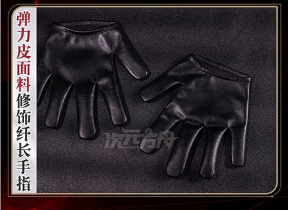 iCoser Wuthering Waves Zani Cosplay Costume Wig Uniform Headwear Tail Earrings Rinascita Halloween Party for Women Carnival Prop